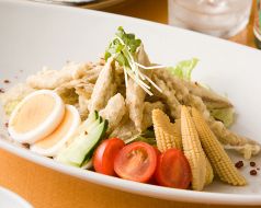 料理メニュー写真&nbsp;ちか菜さらだ・シャキシャキ大根しそさらだ