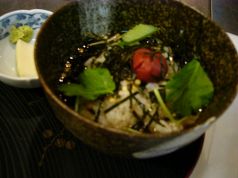 料理メニュー写真 お茶漬け<鮭・梅>