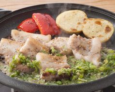 料理メニュー写真 日高豚 宗谷の塩葱焼き
