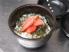 料理メニュー写真&nbsp;明太子ご飯(御漬物付)