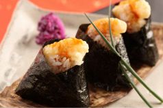 料理メニュー写真&nbsp;ひとくち天むす(3つ)