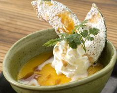 料理メニュー写真 かぼちゃプリン