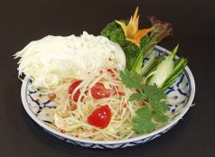 料理メニュー写真 “ソムタム”グリーンパパイヤのサラダ