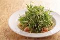料理メニュー写真&nbsp;エビと水菜のオイルパスタ　　