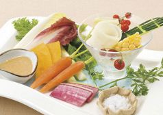 料理メニュー写真&nbsp;産直新鮮お野菜のバーニャカウダ（2人前より)
