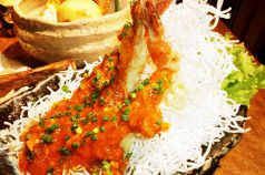 料理メニュー写真 海老の玉子チリソースがけ