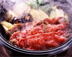 料理メニュー写真 国産牛すき焼き