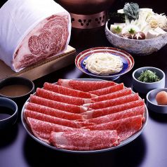 料理メニュー写真 国産牛しゃぶしゃぶ