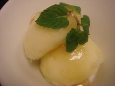 料理メニュー写真&nbsp;りんごシャーベット