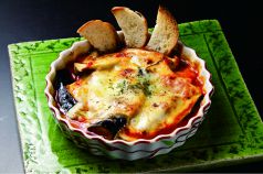 料理メニュー写真 ナスとエリンギのトマトチーズ焼き