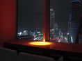 北側の窓際カップルシート