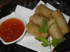 料理メニュー写真 ベトナム風 海老あみ春巻