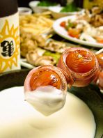 お通しでチーズフォンデュ