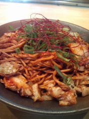 料理メニュー写真 にんにく赤唐辛子焼そば