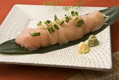 料理メニュー写真&nbsp;鶏ハムお刺身スタイル