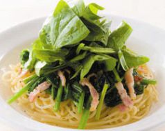 料理メニュー写真&nbsp;たっぷりほうれん草・ベーコン