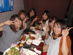 食べ飲み女子会↑↑