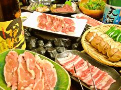 酉鳥 といとい 熔岩石焼のコース写真