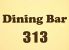 ダイニングバーDining Bar 313のロゴ