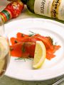 料理メニュー写真&nbsp;シェフの手作りスモークサーモン
