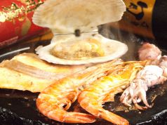 酉鳥 といとい 熔岩石焼のコース写真