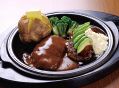 料理メニュー写真 デミ&タルタル Wビーフハンバーグステーキ