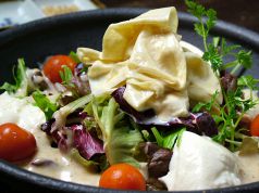 料理メニュー写真&nbsp;湯葉と豆富のサラダ