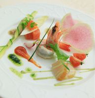 彩り豊かな料理が自慢☆