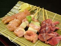 備長炭で焼き上げます