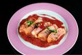 料理メニュー写真&nbsp;サーモンのレアステーキ～苺のソース～