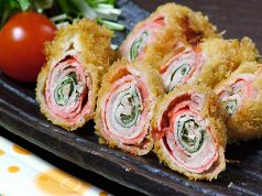 料理メニュー写真&nbsp;梅しそロールカツ