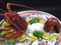 料理メニュー写真&nbsp;活伊勢海老(造り+唐揚+スープ)
