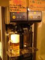 自動でついでくれるビールサーバー