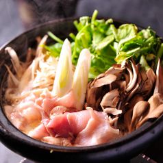 料理メニュー写真 比内地鶏水炊き