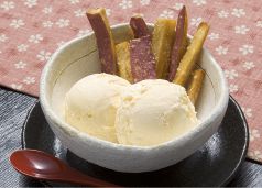 料理メニュー写真&nbsp;ほくほくさつま芋バニラアイス