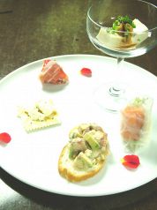 料理メニュー写真&nbsp;☆アミューズ５種