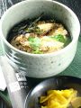 料理メニュー写真&nbsp;サーモントロと焼きおにぎりのだし茶漬け