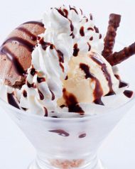 料理メニュー写真 ●チョコレートパフェ