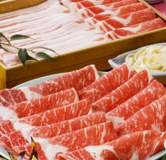 料理メニュー写真&nbsp;「国産牛・もみじ豚」しゃぶ食べ放題