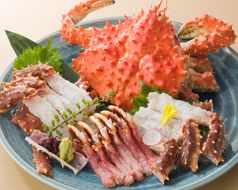 料理メニュー写真 活たらば刺身