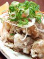 料理メニュー写真&nbsp;鶏の唐揚げ、ネギネーズソース