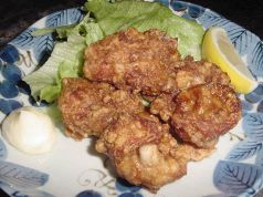 料理メニュー写真&nbsp;地鶏の竜田揚げ 