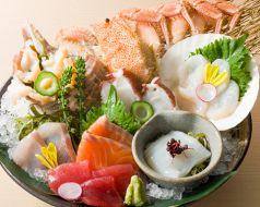 料理メニュー写真 北海彩り刺身盛り