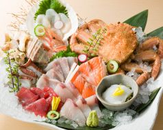 料理メニュー写真 豪快刺身盛り合せ