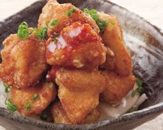 料理メニュー写真&nbsp;ぼんじり唐揚げラーぽん仕立て