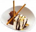 料理メニュー写真&nbsp;名古屋嬢（ガトーショコラとバニラアイスのコラボ）