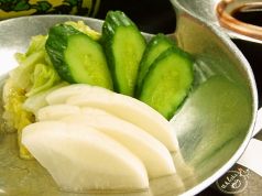 料理メニュー写真 お漬け物