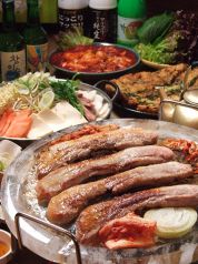韓国路地裏食堂 カントンの思い出 上野のコース写真