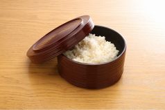 料理メニュー写真 釜焚ごはん(漬物付き)