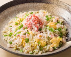 料理メニュー写真 蟹たっぷりチャーハン